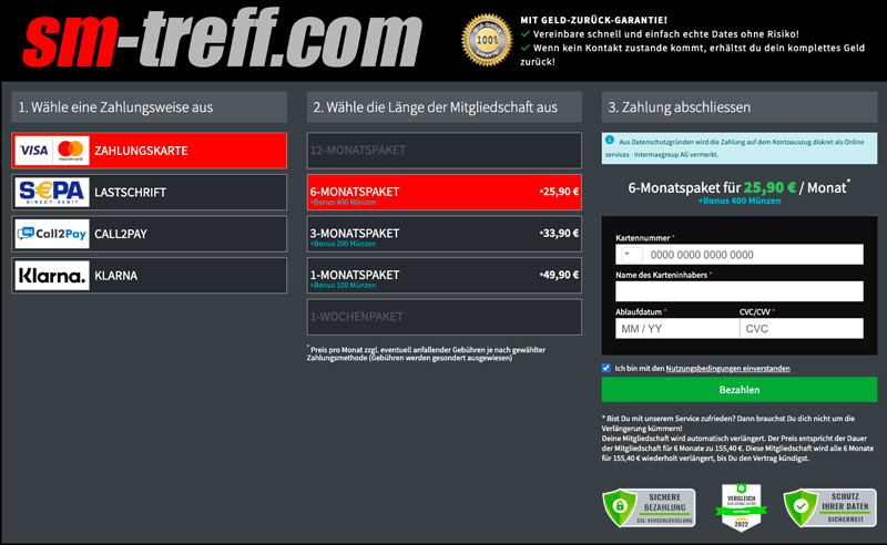 fetishdate pricelist